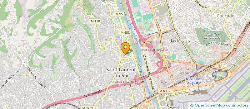 localisation de l'entreprise MADAME TATIANA GAVRILOVA à SAINT-LAURENT-DU-VAR