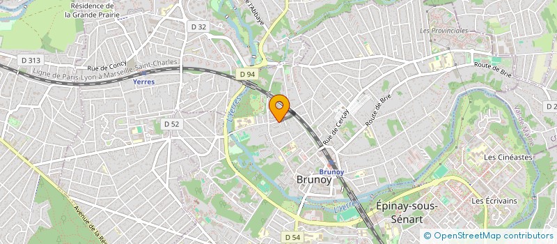 localisation de l'entreprise MADAME TATIANA GRANDHOMME à BRUNOY