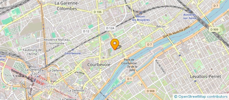 localisation de l'entreprise MADAME TATIANA GRETCHICHNIKOVA à COURBEVOIE