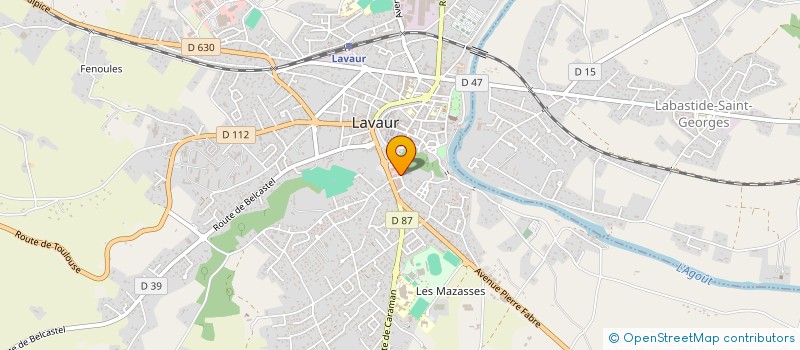 localisation de l'entreprise MADAME TATIANA GRILLON à LAVAUR