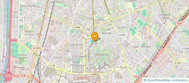 localisation de l'entreprise MADAME TATIANA GUILLIN  GRENOBLE
