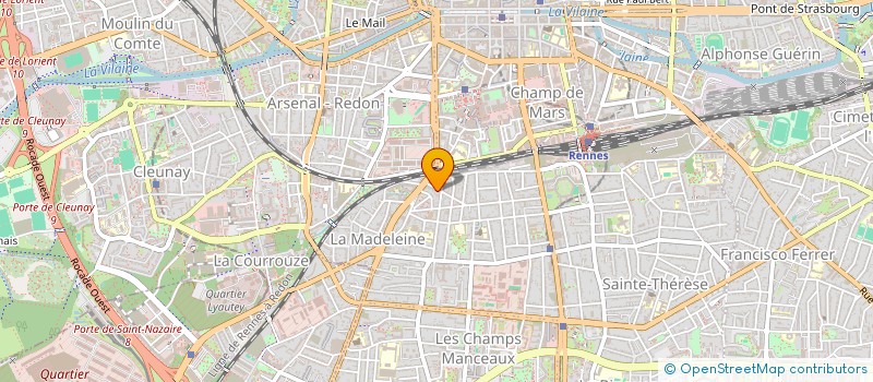 localisation de l'entreprise MADAME TATIANA GUILLOUX  RENNES