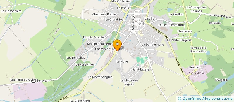localisation de l'entreprise MADAME TATIANA GUYOT à LORRIS