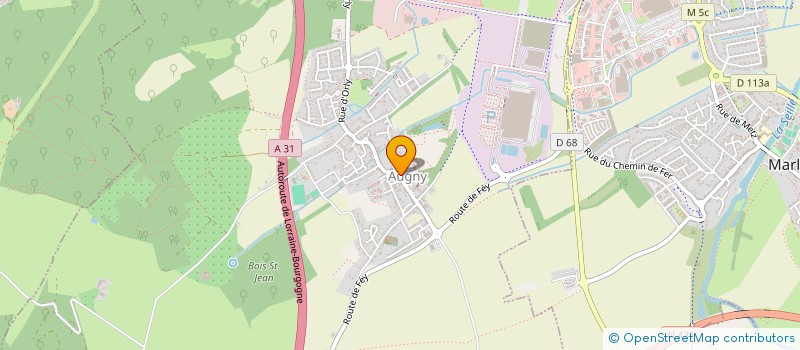 localisation de l'entreprise MADAME TATIANA HALM  AUGNY