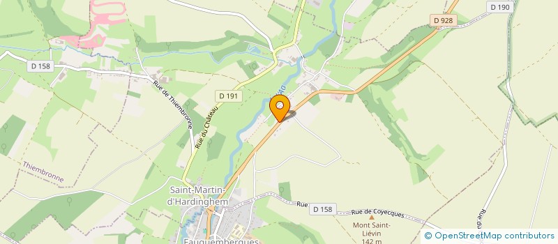 localisation de l'entreprise MADAME TATIANA JOLLANT  SAINT-MARTIN-D'HARDINGHEM