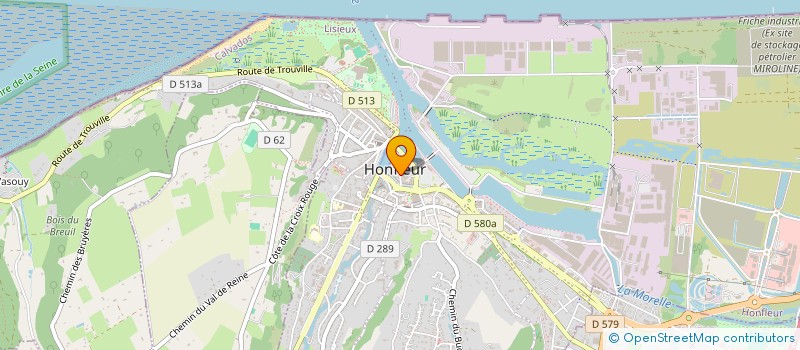 localisation de l'entreprise MADAME TATIANA KHROMOVA  HONFLEUR