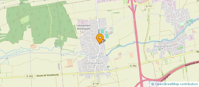 localisation de l'entreprise MADAME TATIANA KLOECKNER  DUTTLENHEIM