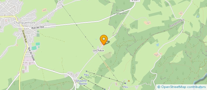 localisation de l'entreprise MADAME TATIANA KOZAK  CHARQUEMONT