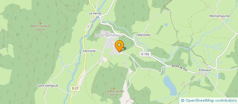 localisation de l'entreprise MADAME TATIANA KRATZ  LAROCHEMILLAY