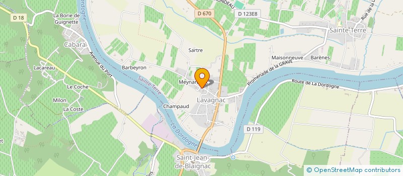 localisation de l'entreprise MADAME TATIANA LABORDE  MONTCARET