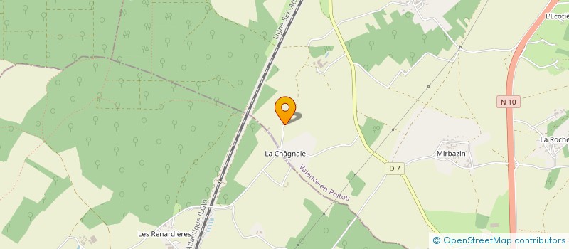 localisation de l'entreprise MADAME TATIANA LACLAUTRE  VALENCE-EN-POITOU