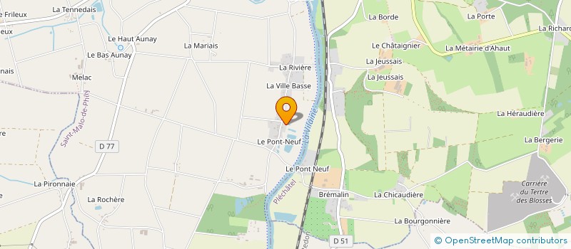 localisation de l'entreprise MADAME TATIANA LACOSTE  SAINT-MALO-DE-PHILY