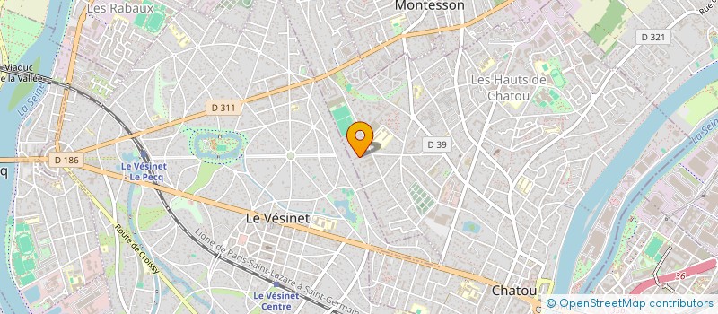 localisation de l'entreprise MADAME TATIANA LAFOREST  CHATOU