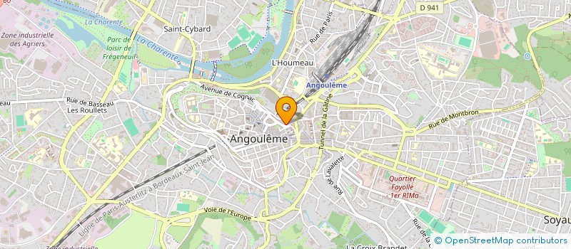 localisation de l'entreprise MADAME TATIANA LAPORTE à ANGOULEME