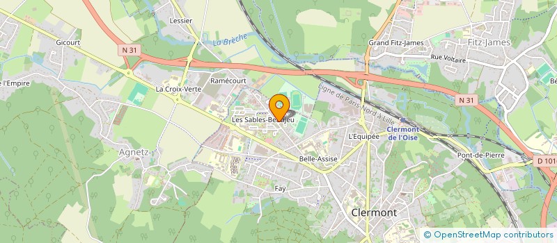 localisation de l'entreprise MADAME TATIANA LASHCHENKOVA à CLERMONT