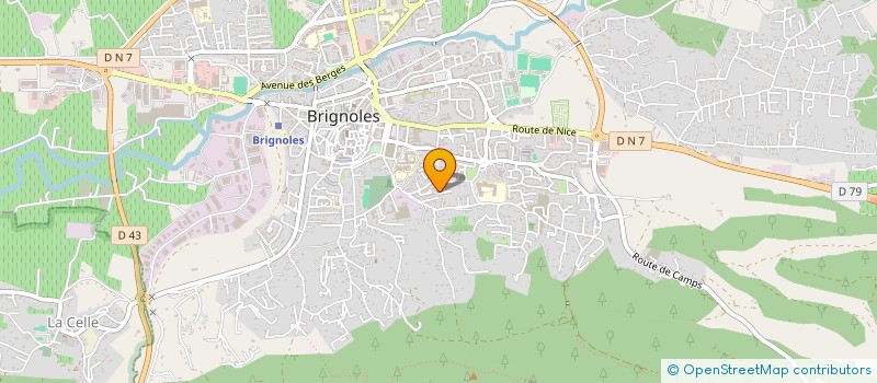 localisation de l'entreprise MADAME TATIANA LAURENS à BRIGNOLES
