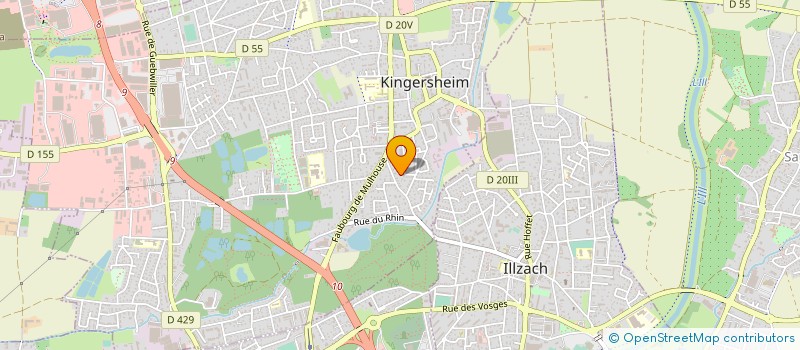 localisation de l'entreprise MADAME TATIANA LAVRENTIEVA  KINGERSHEIM