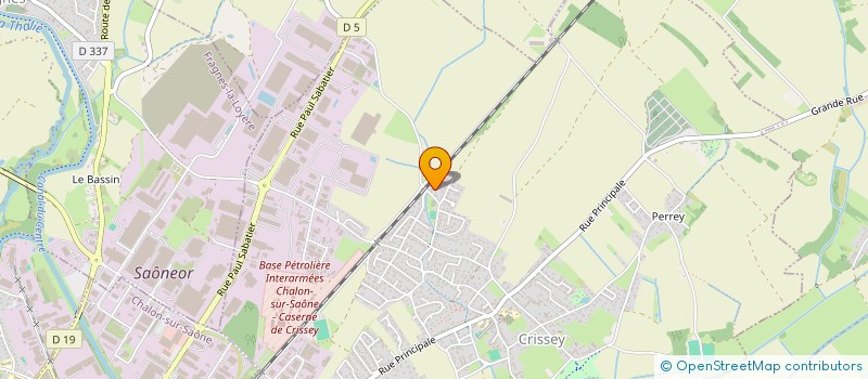 localisation de l'entreprise MADAME TATIANA LEBEAU  CRISSEY