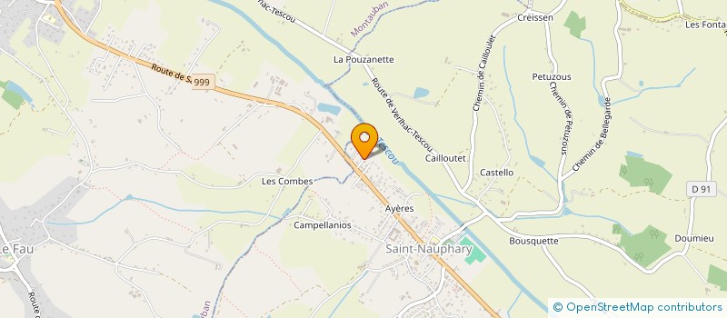 localisation de l'entreprise MADAME TATIANA LEFORT  SAINT-NAUPHARY