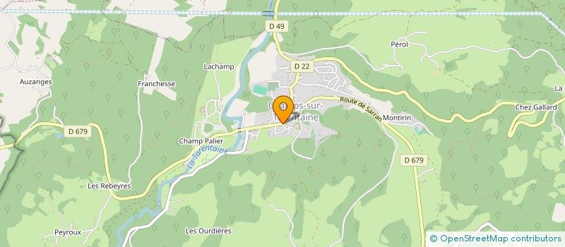 localisation de l'entreprise MADAME TATIANA LIZAMBART à CHAMPS-SUR-TARENTAINE-MARCHAL