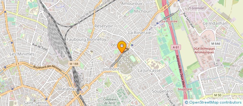 localisation de l'entreprise MADAME TATIANA LOPEZ  TOULOUSE