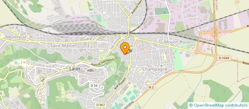 localisation de l'entreprise MADAME TATIANA MALHOMME à LAON