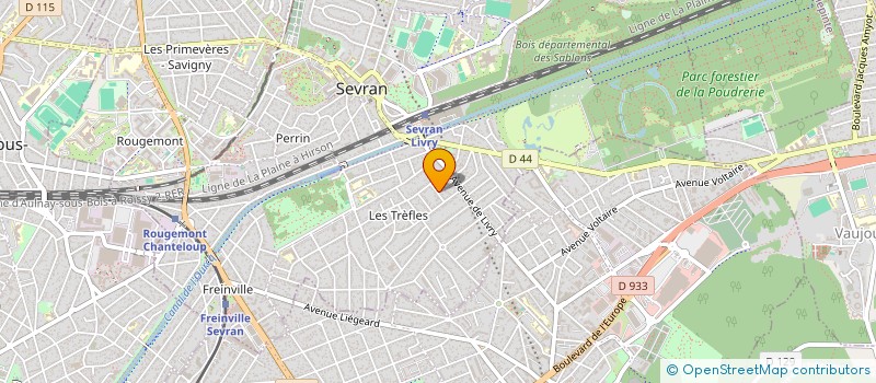 localisation de l'entreprise MADAME TATIANA MARTIN à SEVRAN