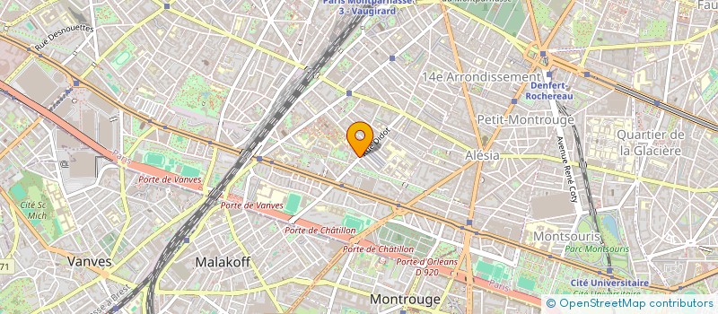 localisation de l'entreprise MADAME TATIANA MARTIN MORIN  PARIS