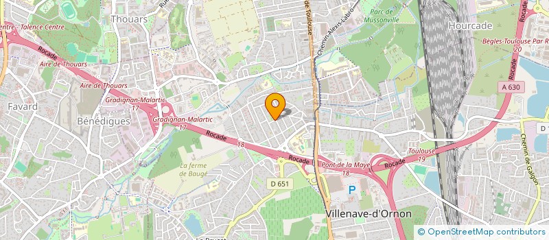 localisation de l'entreprise MADAME TATIANA MAURICE à VILLENAVE-D'ORNON