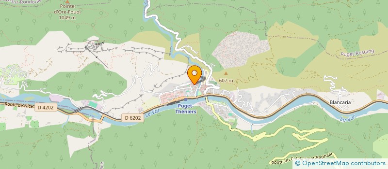 localisation de l'entreprise MADAME TATIANA MEJINSKY  PUGET-THENIERS