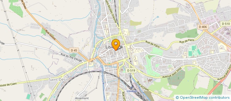 localisation de l'entreprise MADAME TATIANA MERLET  LISIEUX