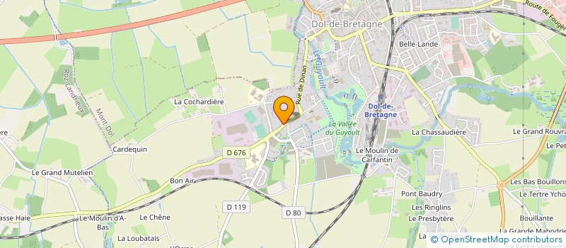 localisation de l'entreprise MADAME TATIANA MEUDEC  DOL-DE-BRETAGNE
