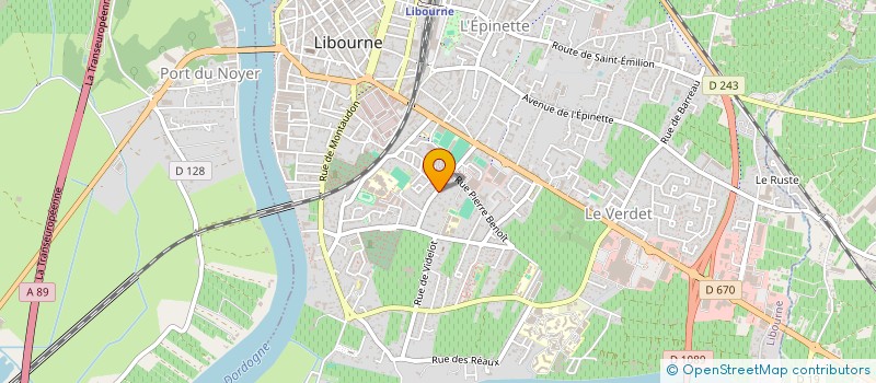 localisation de l'entreprise MADAME TATIANA MICHENEAU à LIBOURNE