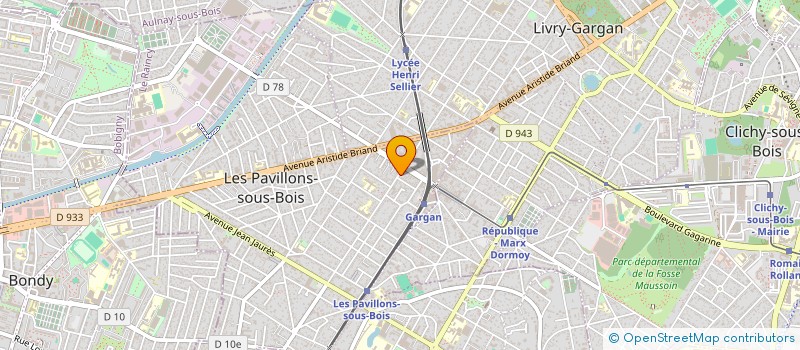 localisation de l'entreprise MADAME TATIANA MOLDOVAN  LES PAVILLONS-SOUS-BOIS