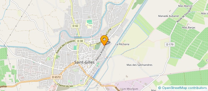 localisation de l'entreprise MADAME TATIANA MORATAL  SAINT-GILLES