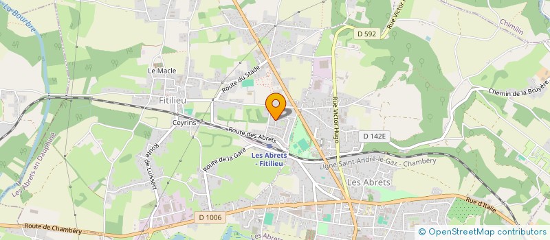 localisation de l'entreprise MADAME TATIANA NOEL  LES ABRETS-EN-DAUPHINE