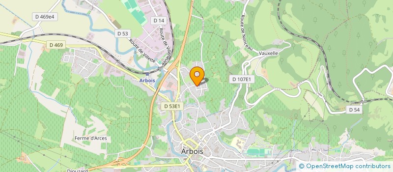 localisation de l'entreprise MADAME TATIANA NOEL à ARBOIS