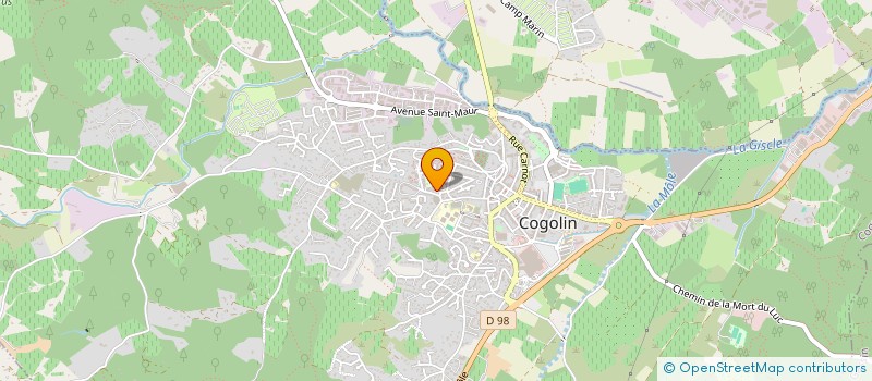 localisation de l'entreprise MADAME TATIANA OLMO à COGOLIN