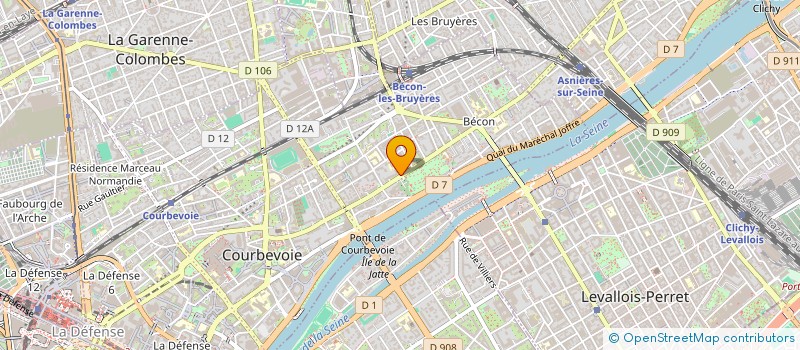 localisation de l'entreprise MADAME TATIANA OPPENHEIM  COURBEVOIE