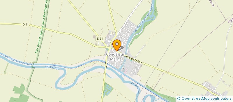 localisation de l'entreprise MADAME TATIANA ORDONNEAU  CONDE-SUR-MARNE