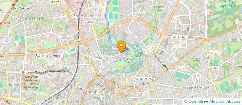 localisation de l'entreprise MADAME TATIANA PAPSHEVA  RENNES