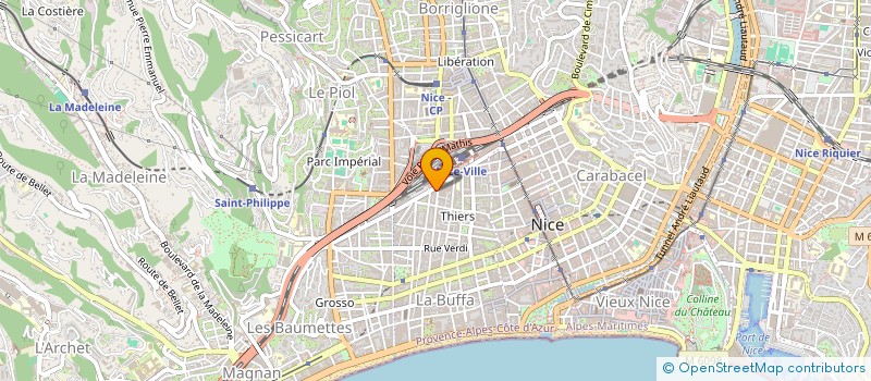 localisation de l'entreprise MADAME TATIANA PAVLICHENKO à NICE