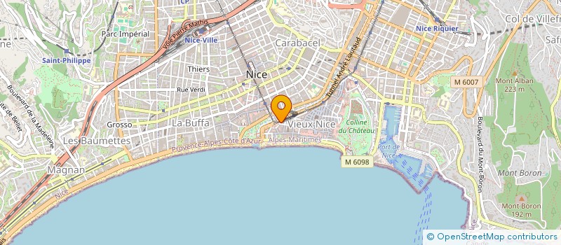 localisation de l'entreprise MADAME TATIANA PINZARI à NICE