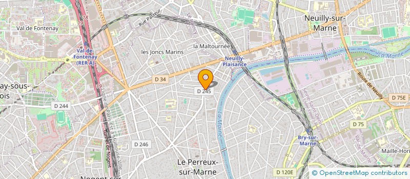 localisation de l'entreprise MADAME TATIANA POZDERINA à LE PERREUX-SUR-MARNE