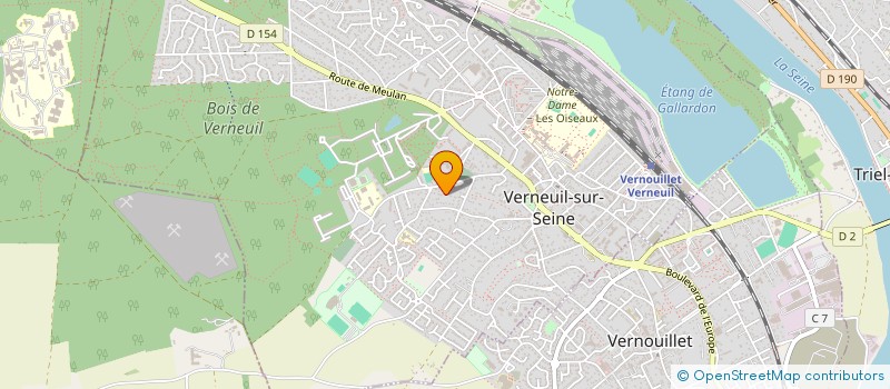 localisation de l'entreprise MADAME TATIANA PRITCHIEVA  VERNEUIL-SUR-SEINE