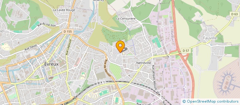 localisation de l'entreprise MADAME TATIANA RAKOTOMANGA  EVREUX