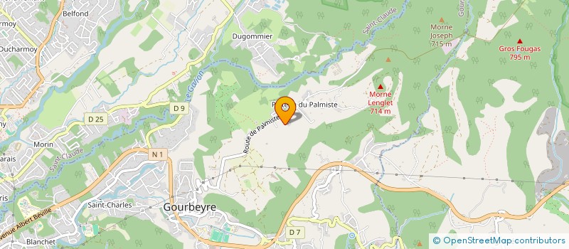 localisation de l'entreprise MADAME TATIANA RESON  GOURBEYRE