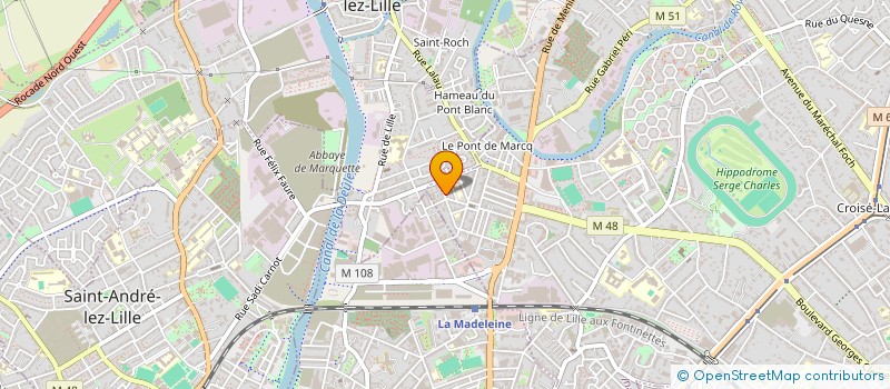 localisation de l'entreprise MADAME TATIANA RIVAUX à MARCQ-EN-BARŒUL