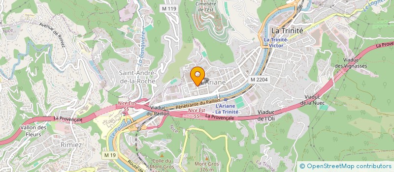 localisation de l'entreprise MADAME TATIANA ROCTON à NICE