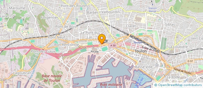 localisation de l'entreprise MADAME TATIANA ROTARI  TOULON